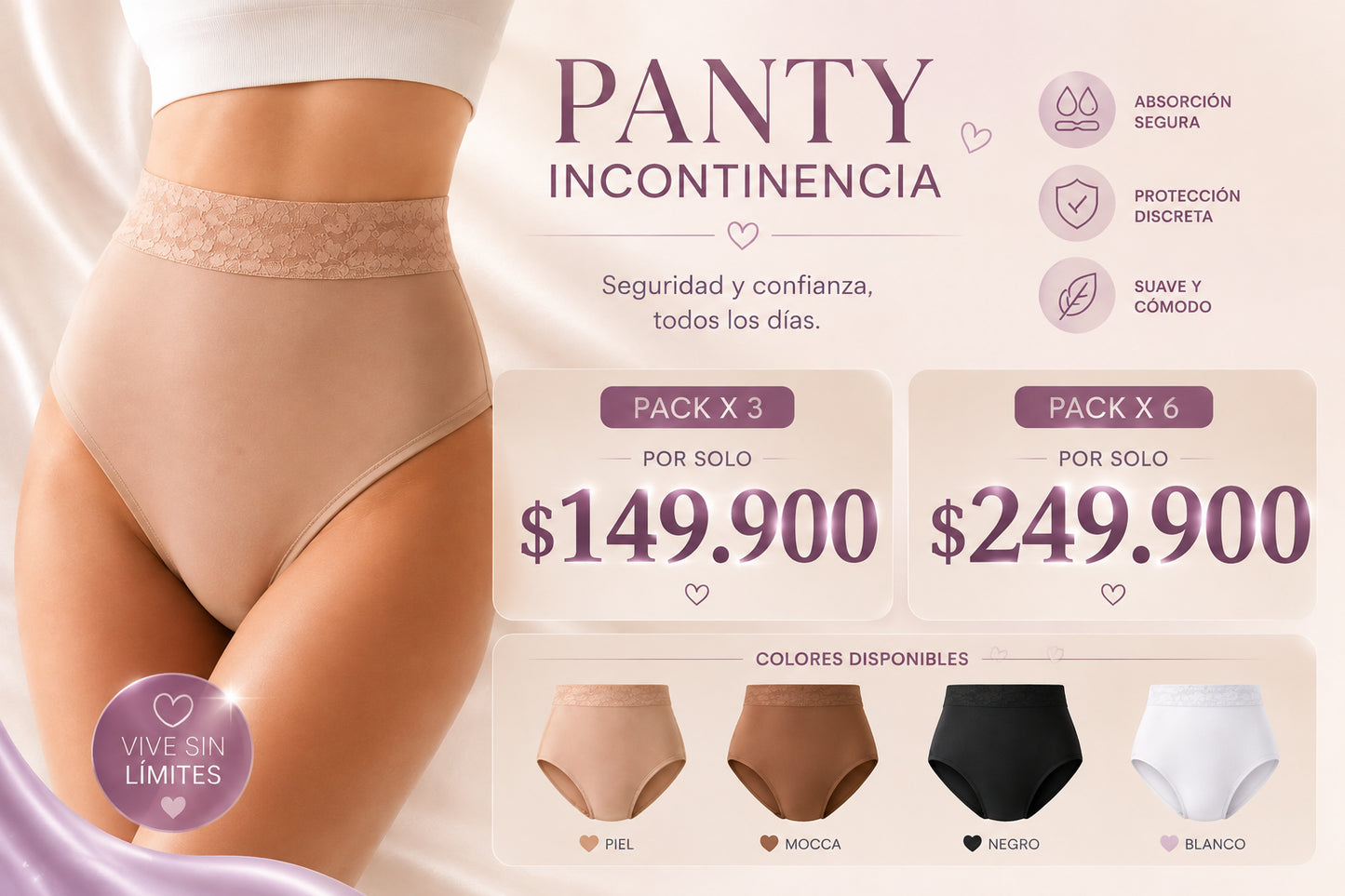 PANTY INCONTINENCIA
