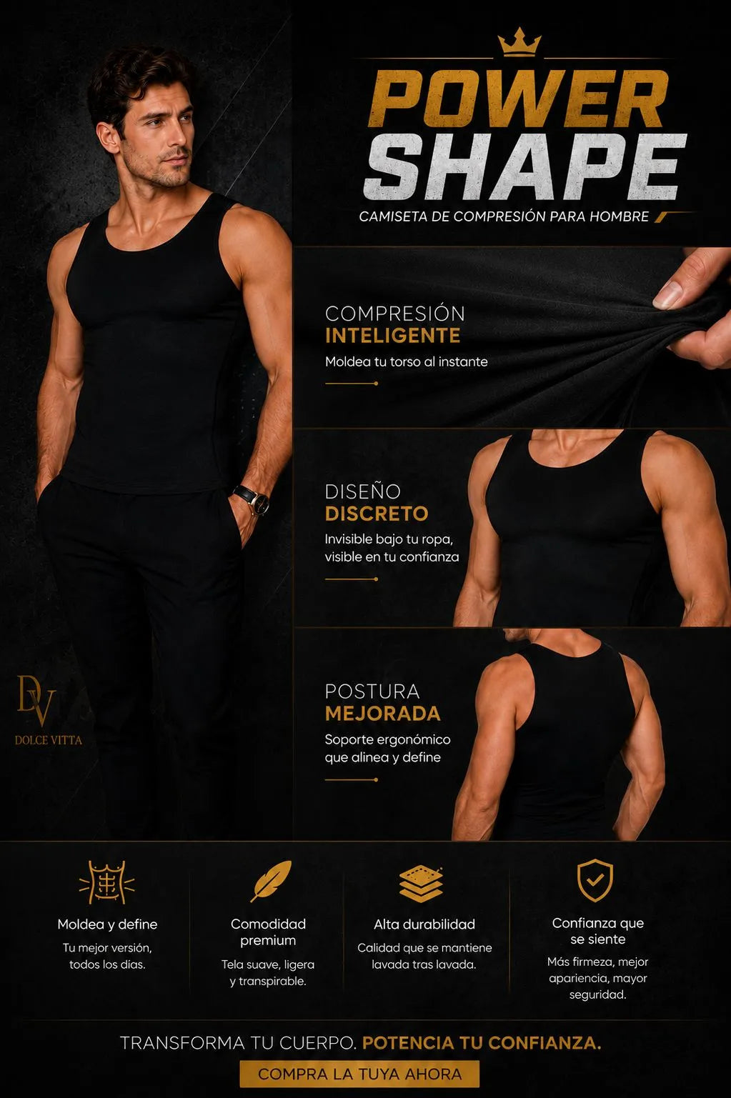 CAMISILLA POWER SHAPE